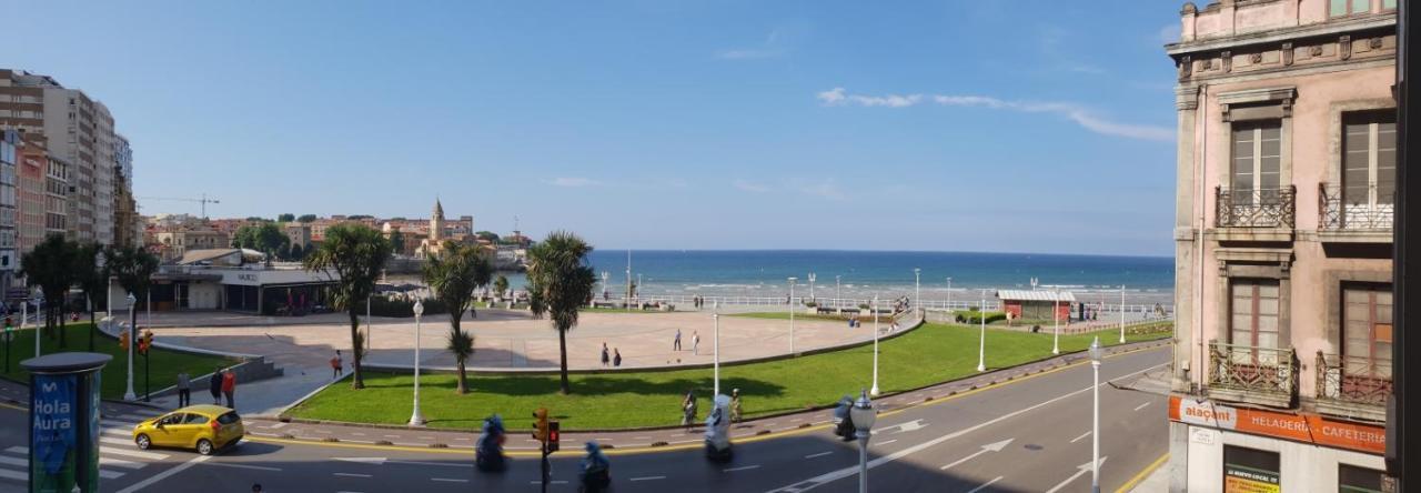 Apartamento La Escalerona Con Vistas Al Mar Apartment Gijón Exterior foto